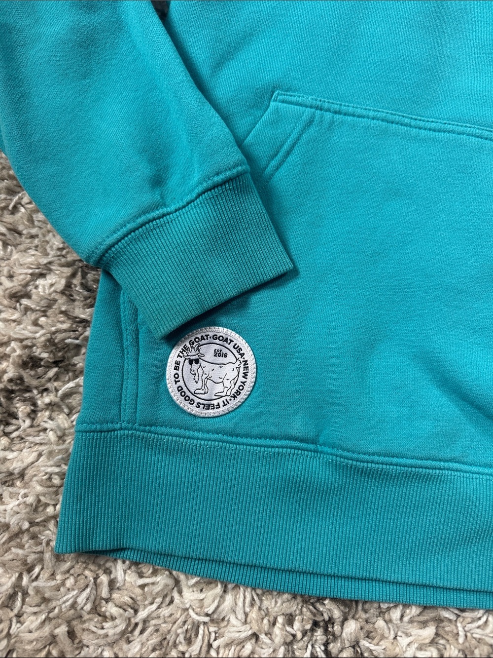 Teal Goat USA hoody - Picture 4 of 6